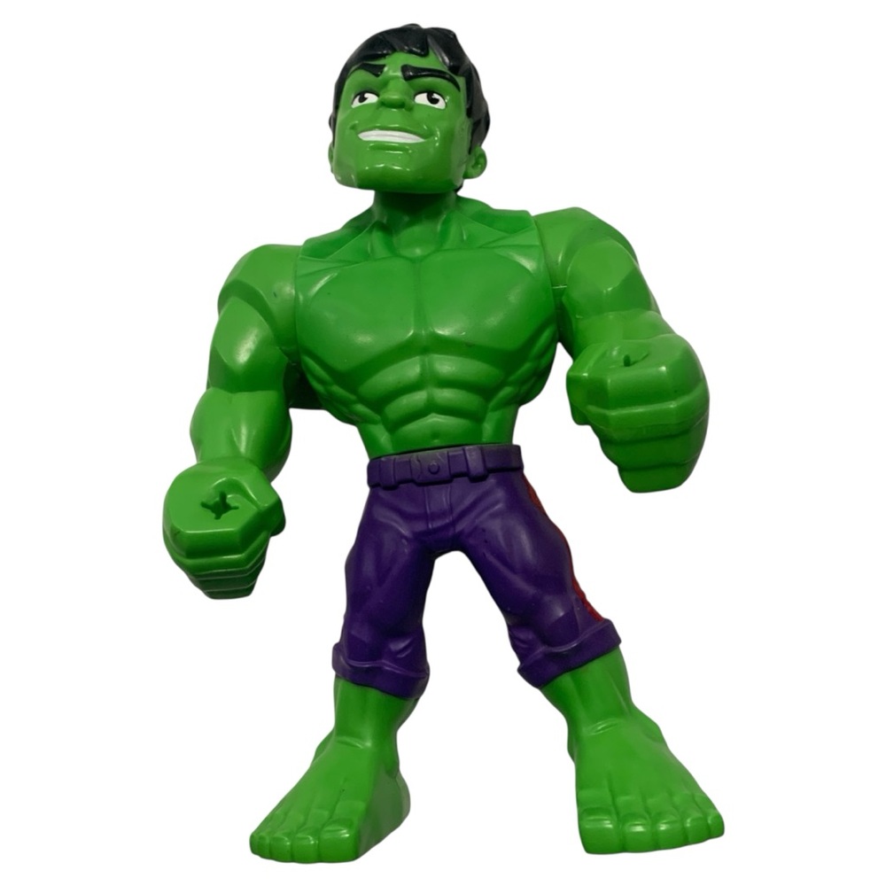 Playskool Marvel Superhero Adventures Mega Mighties Hulk Toy Action Figure 10”